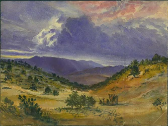 カルメル山、1872年